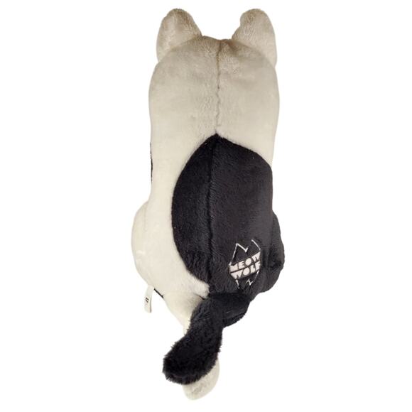 Meow Wolf Plush Cat Dog Hybrid Black White 11" Lil Oak 2020 Rare Stuffed Animal - Picture 6 of 16